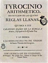 Tyrocinio Aritm�tico. Andresa Casamayor.